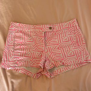 J. Crew patterned geometric shorts